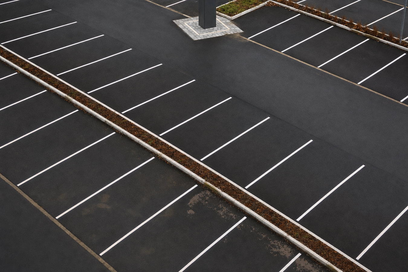 Parking lot paving
